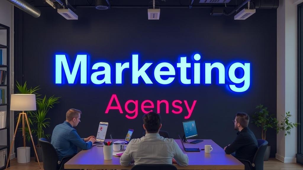 A photo of a marketing agency.фото